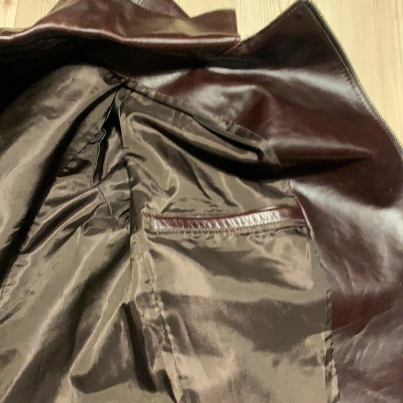 Armani Exchange Genuine Leather Jacket - Picture 10 of 11